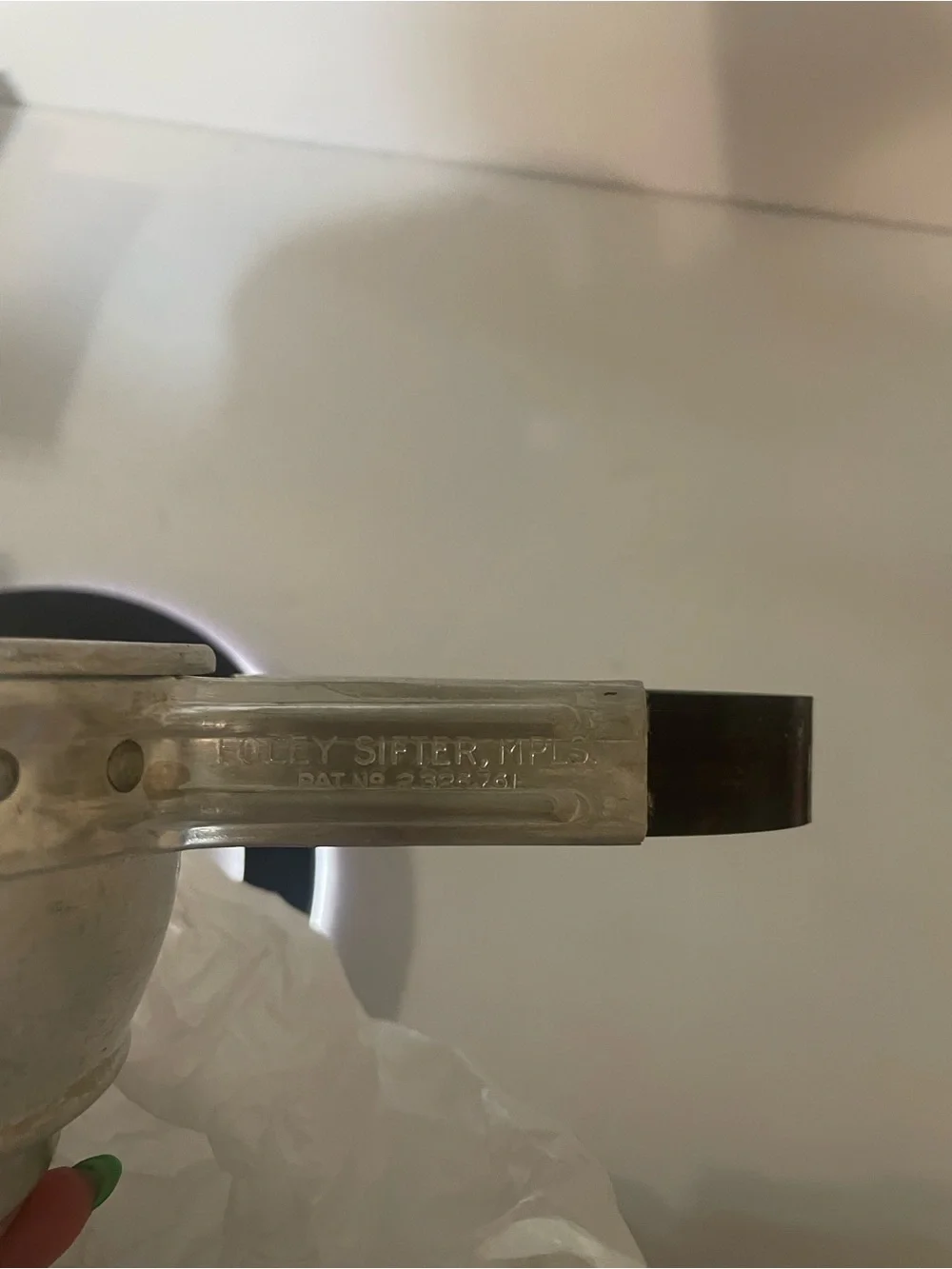 FOLEY SIFTER Metal Handheld Flour